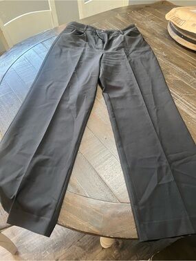 Vince Camuto Black Wide-Leg Dress Pants